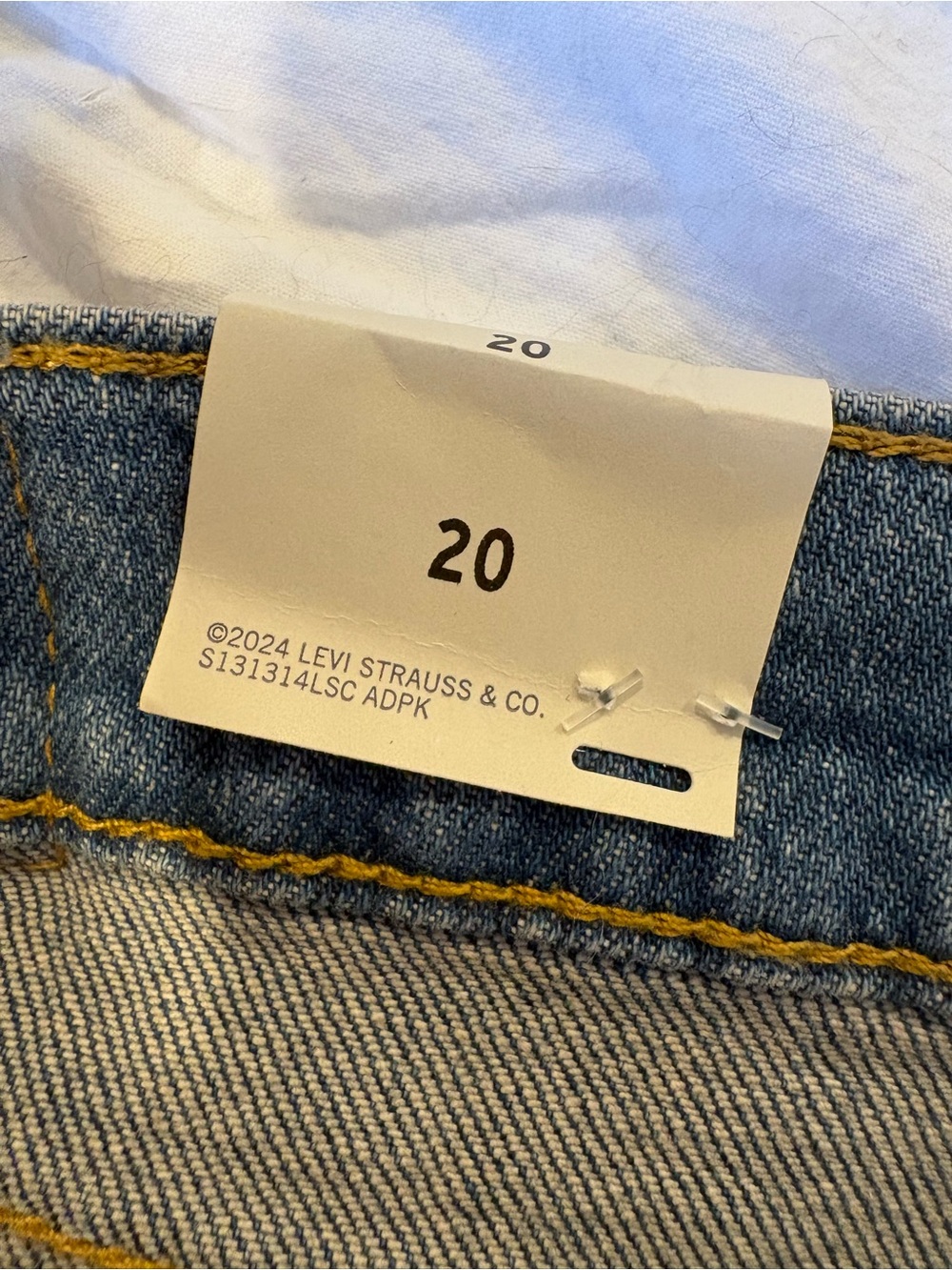 NWT Levi Strauss Signature Gold Denim Maxi Skirt Size 20 Y2K Western - Picture 5 of 8